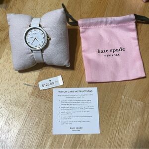 Kate Spade Park Row watch white working battery